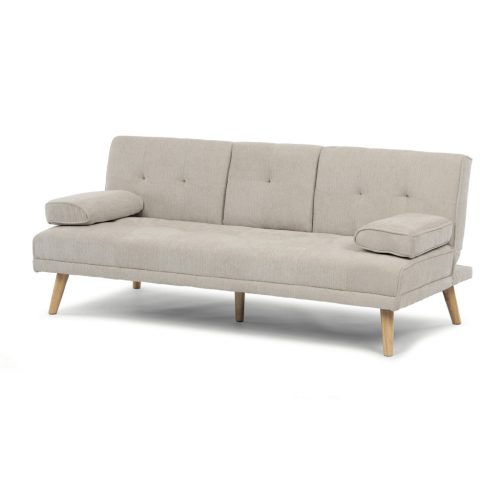 Canapea extensibilă 3 locuri, bej, textil, ASB-C3034 CRM2