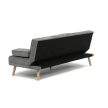 Canapea extensibilă 3 locuri, gri, textil, ASB-C3034 GREY2
