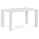 Masă de dining modernă lucioasă albă At-3007