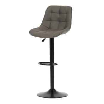   Scaun de bar culoare gri, tapițerie textilă AUB-V3066 GREY3