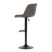 Scaun de bar culoare gri, tapițerie textilă AUB-V3066 GREY3