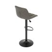 Scaun de bar culoare gri, tapițerie textilă AUB-V3066 GREY3
