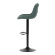 Scaun de bar culoare verde, tapițerie textilă AUB-V3066 GRN3
