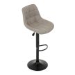 Scaun de bar culoare bej, tapițerie textilă AUB-V3066 LAN3