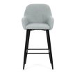 Scaun bar albastru material textil AUB-V4009 BLUE6