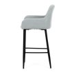 Scaun bar albastru material textil AUB-V4009 BLUE6