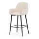 Scaun bar bej material textil AUB-V4009 CRM6