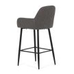 Scaun bar gri material textil AUB-V4009 GREY6