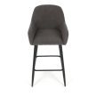 Scaun bar gri material textil AUB-V4009 GREY6