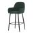 Scaun bar verde material textil AUB-V4009 GRN6