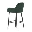 Scaun bar verde material textil AUB-V4009 GRN6