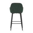Scaun bar verde material textil AUB-V4009 GRN6