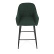 Scaun bar verde material textil AUB-V4009 GRN6