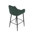 Scaun bar verde material textil AUB-V4009 GRN6