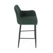 Scaun bar verde material textil AUB-V4009 GRN6