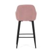 Scaun bar roz material textil AUB-V4009 PINK6