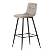 Scaun de bar din material textil maro. AUB-X7015 CAP2