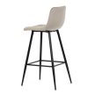 Scaun de bar din material textil maro. AUB-X7015 CAP2