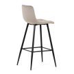 Scaun de bar din material textil maro. AUB-X7015 CAP2