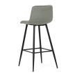 Scaun de bar din stofă verde. AUB-X7015 GRN2