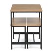 Set dining cu 2 bănci 110x60x75 cm, MDF, culoare stejar AUT-G1175 OAK