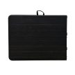 Masă pliabilă pentru camping, culoare negru, 180×74 cm, cu mâner pentru transport ușor