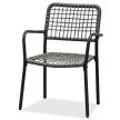 Set de mobilier pentru balcon, metal + poliratan, culoare gri. AZ-L1103 GREY.
