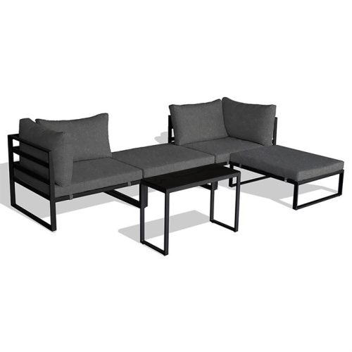 Set de Grădină, Metal + Material Textil, Gri. AZ-L1761 GREY