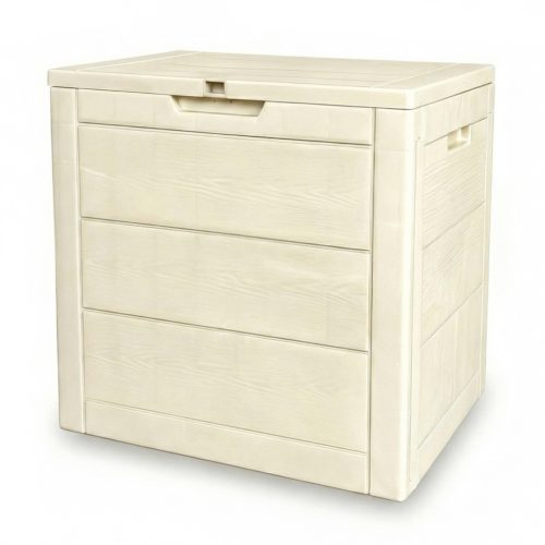 Cutie depozitare grădină 56x43x53 cm, plastic, bej, AZB-G2035 CRM