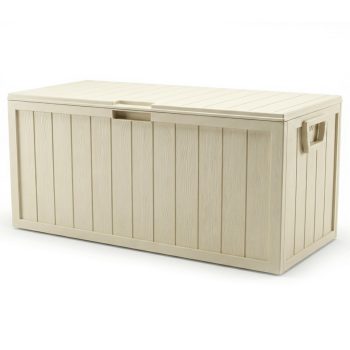   Cutie depozitare grădină 112x49x54 cm, plastic, bej, AZB-G2075 CRM