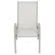 Scaun grădină, metal, mesh, bej, AZC-S1048 CRM