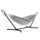Hamac grădină 300x90x95 cm, textil, gri, AZL-E1201 GREY