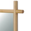 Oglindă de perete, bambus, natur, AZR-B027