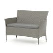 Set mobilier grădină 100x60x69 cm, poliratan, gri, AZS-A1442 GREY
