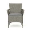 Set mobilier grădină 100x60x69 cm, poliratan, gri, AZS-A1442 GREY