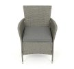 Set mobilier grădină 100x60x69 cm, poliratan, gri, AZS-A1442 GREY
