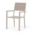 Set mobilier grădină 156x78x74 cm, polywood, bej, AZS-B1656 CRM