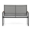 Set mobilier grădină, mesh, gri, AZS-S1212 GREY