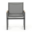 Set mobilier grădină, mesh, gri, AZS-S1212 GREY