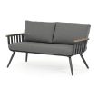 Set mobilier grădină, aluminiu, gri, AZS-S1921 GREY