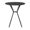 Masă grădină 60x60 cm, metal, plastic, negru, AZT-H1021 BK