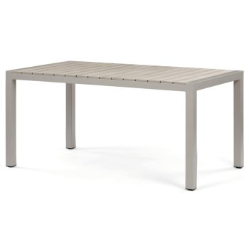   Masă grădină 162x90 cm, aluminiu, polywood, bej, AZT-S1514 CRM