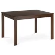 Masă Extensibilă pentru Dining 120+30x80x74 cm, blat MDF, furnir, picioare lemn masiv, culoare nuc