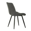 Scaun de dining, gri, material textil, CT-382 GREY2