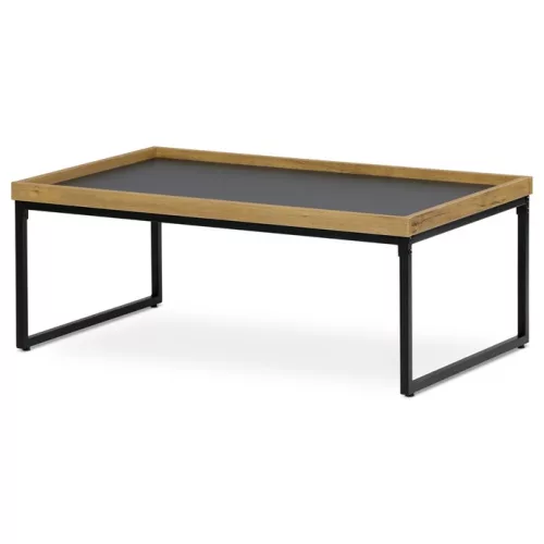 Masă de cafea 100×60 cm, MDF, stejar. CT‑611 OAK