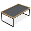 Masă de cafea 100×60 cm, MDF, stejar. CT‑611 OAK