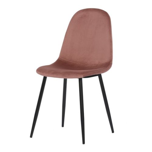 Scaun de dining catifea roz. CT-971 PINK4