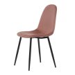 Scaun de dining catifea roz. CT-971 PINK4