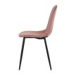 Scaun de dining catifea roz. CT-971 PINK4