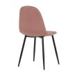 Scaun de dining catifea roz. CT-971 PINK4